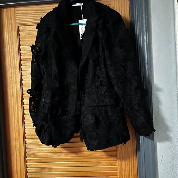 Black Lace See-through Suit - Picture 8 of 16